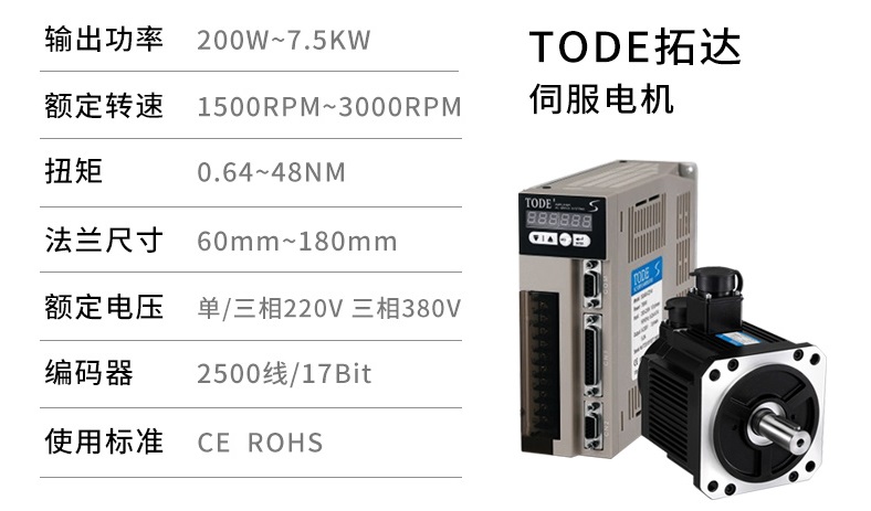 臺灣拓達伺服電機驅動器產品詳細